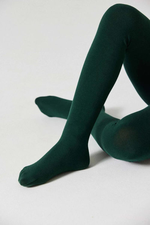 Picture of HIGH QUALITY COTTON THERMAL TIGHTS ARMY GREEN / VERDEBELLO